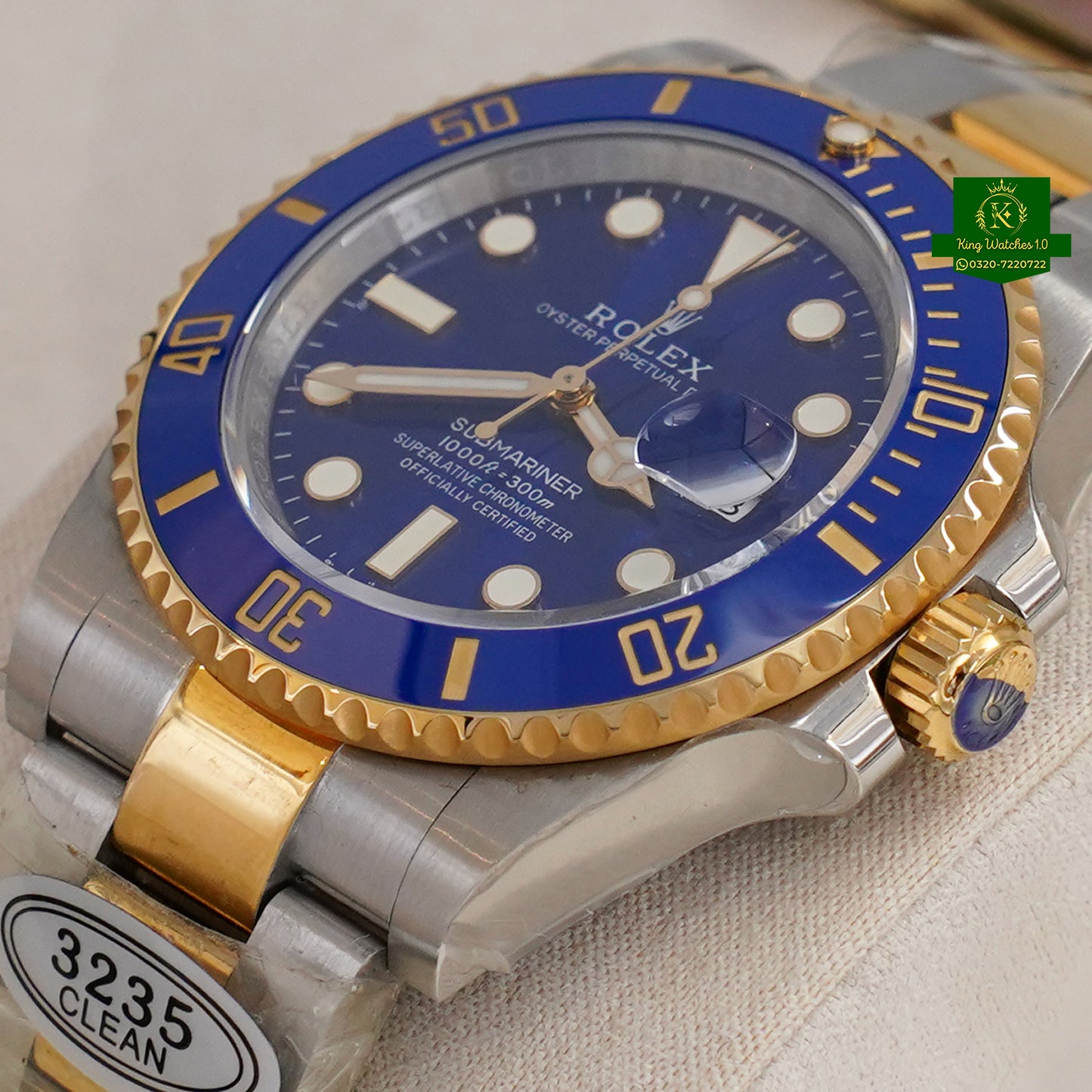 Submariner blue Clean made