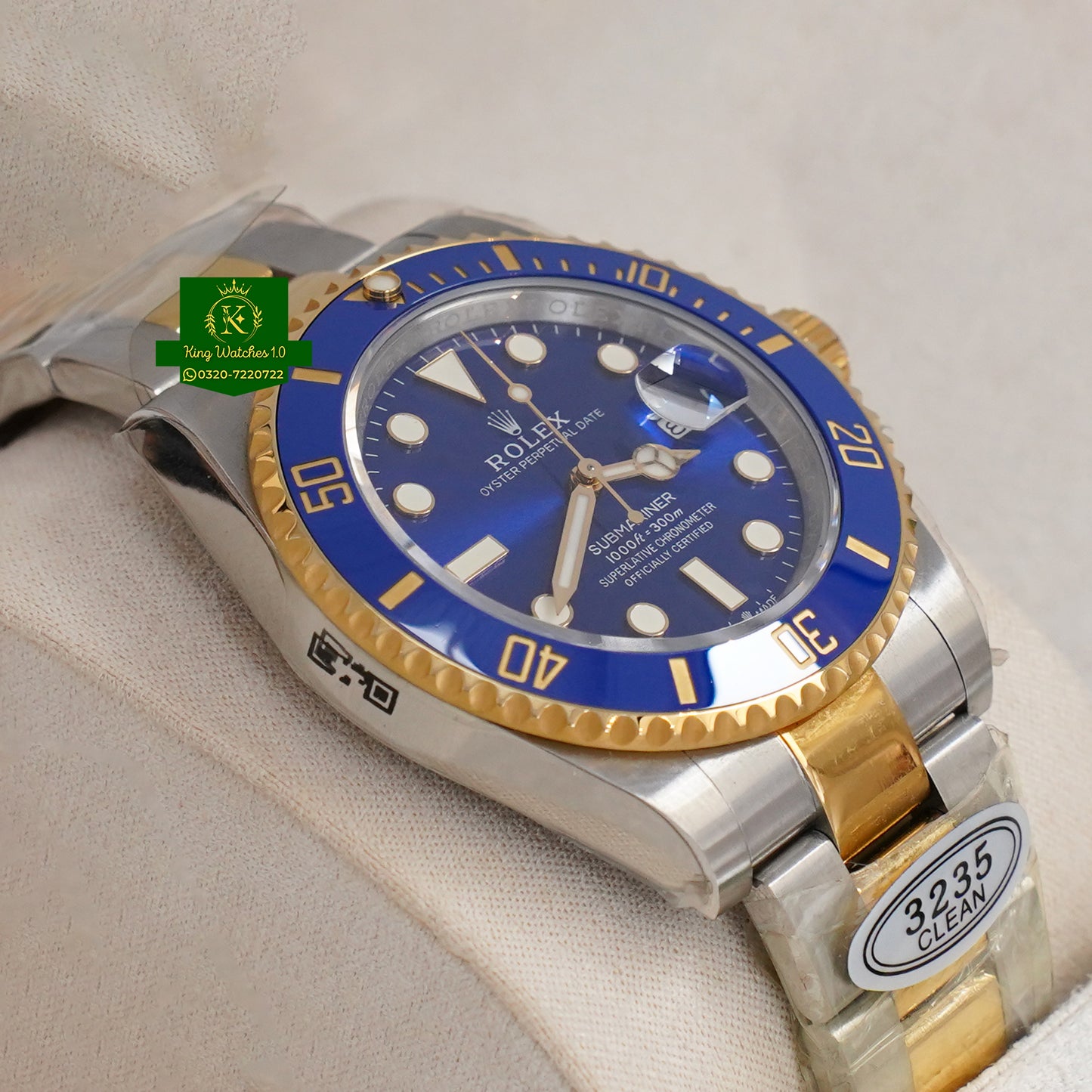 Submariner blue Clean made